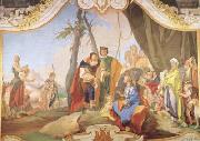 Giovanni Battista Tiepolo Rachel Hiding the Idols from her Father Laban (mk08) Sweden oil painting artist